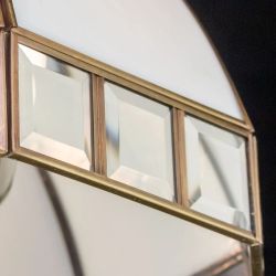 Citilux Шербург-1 CL440132 Люстра витражная подвесная Бронза