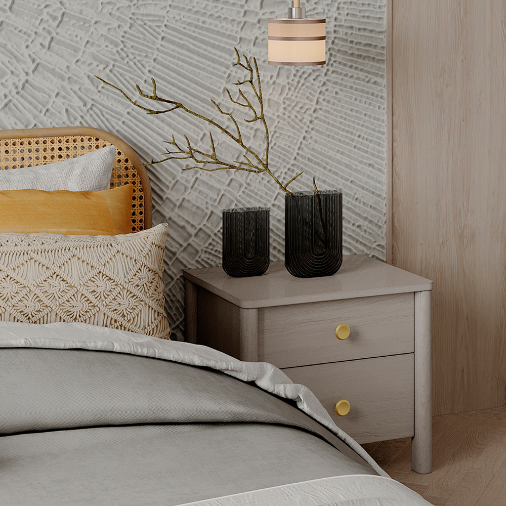 Ваза для цветов florenty, 18,5 см, серая