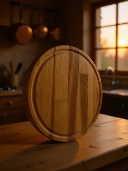 Доска Разделочная / сервировочная круглая D=28,3см