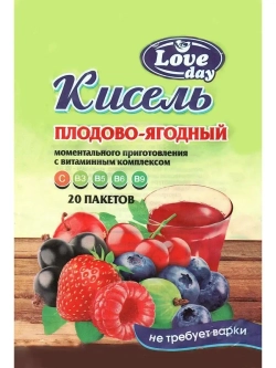 Кисель Love Day Клубника