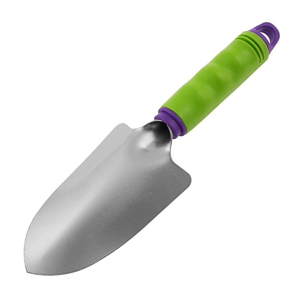 Совок посадочный широкий, 85х300 мм, стальной, пластиковая рукоятка// Palisad, 63001