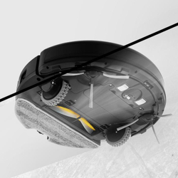 Робот-пылесос Kitfort КТ-566, 25 Вт, сухая/влажная уборка, 0.5 л, 90-120 мин, чёрный