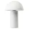 Лампа настольная texture sleek, D32x42 см, белая