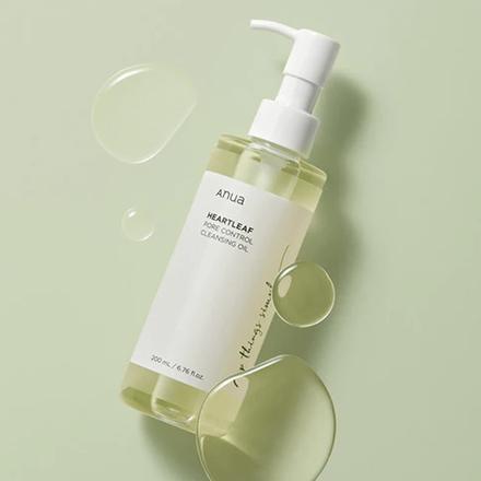 Гидрофильное масло для глубокого очищения пор ANUA Heartleaf Pore Control Cleansing Oil