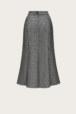 Юбка-годе из твида с люрексной нитью