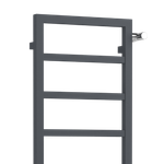 Полотенцесушитель WARMMET настенный вертикальный Simple ГРАФИТ RAL7025