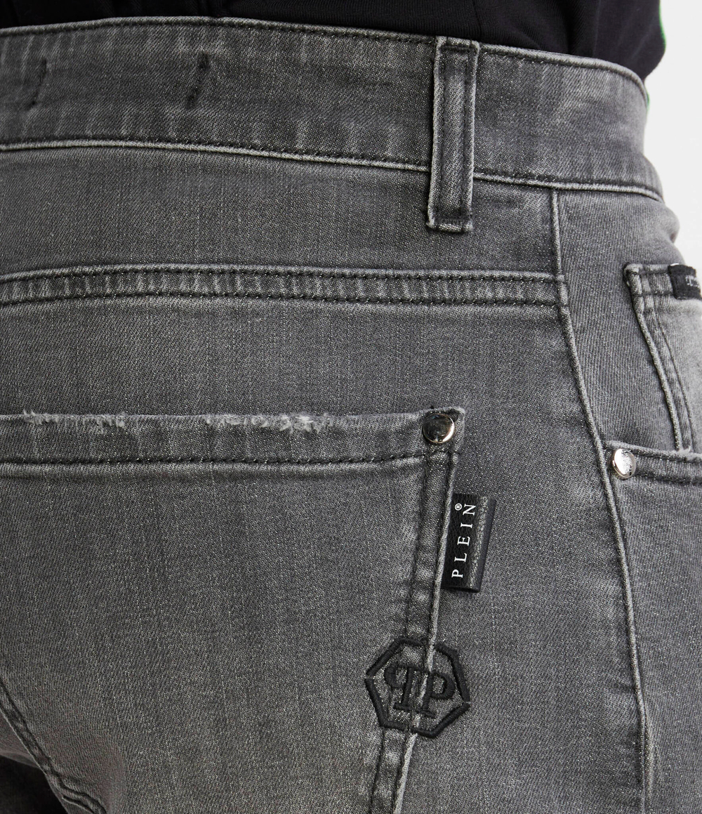 Джинсы Supreme Philipp Plein - графитовый (MDT3564 PDE004N)