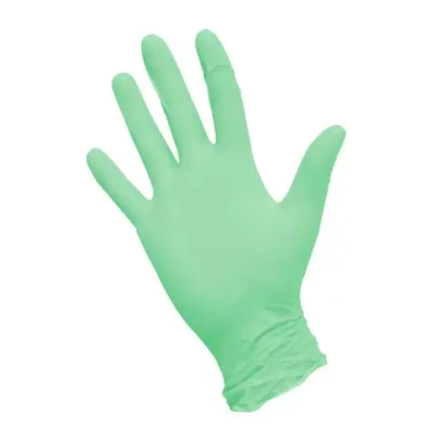 Перчатки нитриловые смотровые NitriMAX неопудренные нестерильные текстурированные размер XL зеленый 50 пар