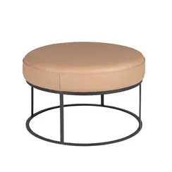 Банкетка из коричневой кожи 5190