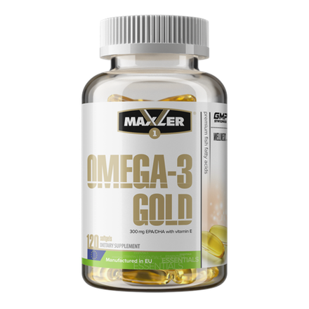 Maxler Omega-3 Gold 120 гелевых капсул