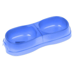 HOMECAT Миска пластиковая двойная для кошек, 28*12,5*5 см, 2*300 мл