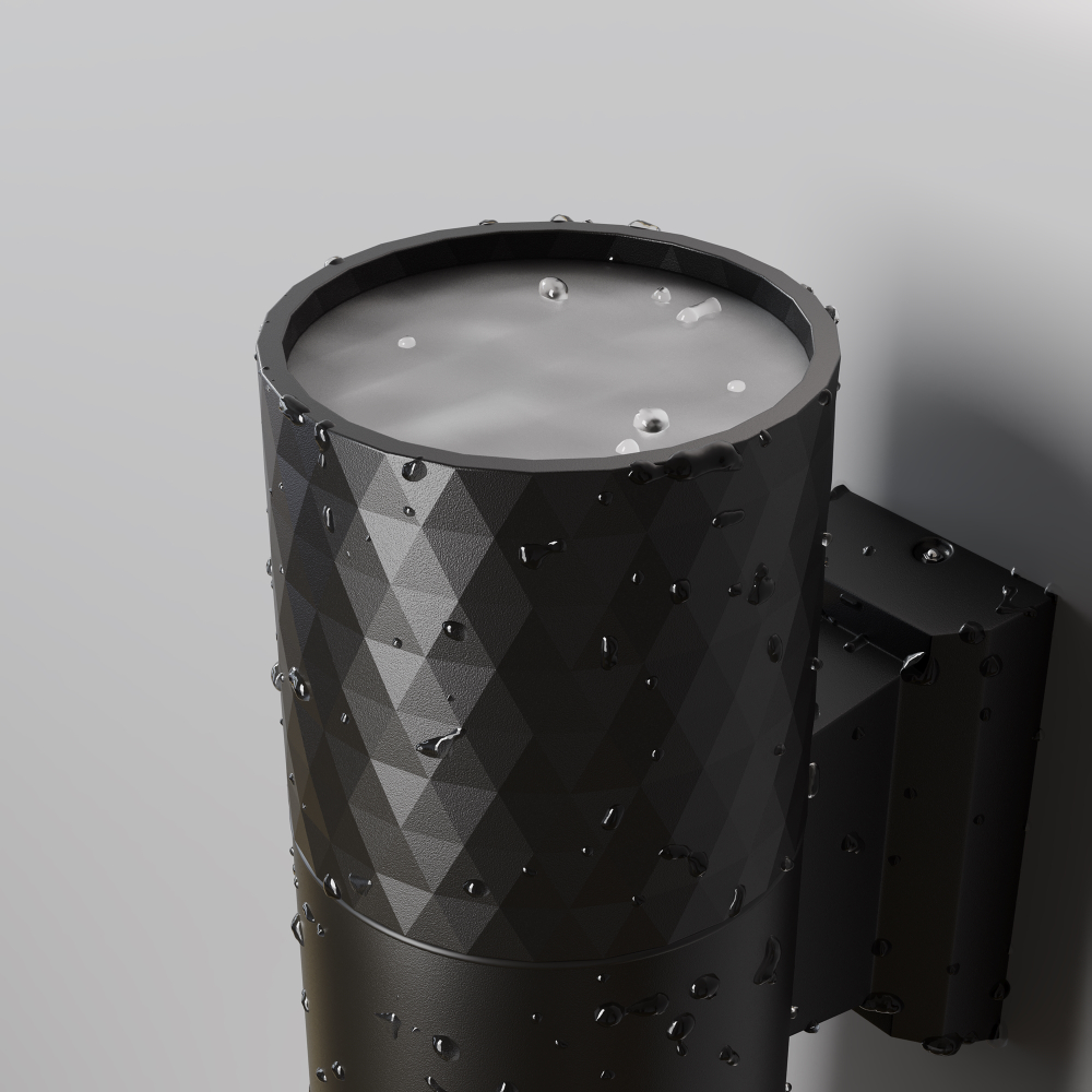 Уличный настенный светильник Outdoor O583WL-02B