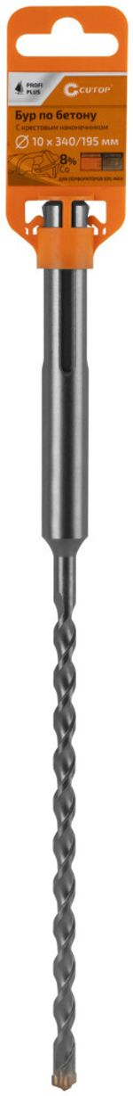 42-10340 Бур по бетону CUTOP Profi Plus SDS-Max с крестовым наконечником 10x 340мм