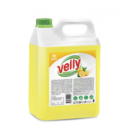 Средство для мытья посуды Velli лимон Grass 5кг