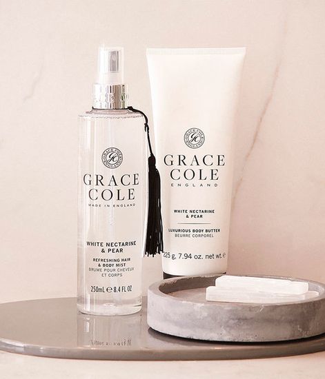 Белый нектарин и груша масло для тела, Grace Cole