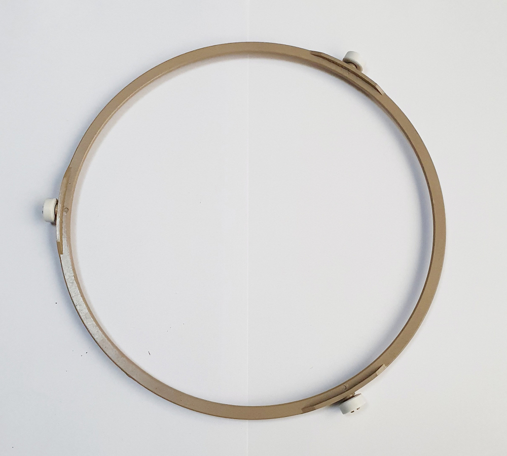 Кольцо вращения тарелки для микроволновой печи СВЧ, диаметр 22 см, диаметр колесика 15 мм