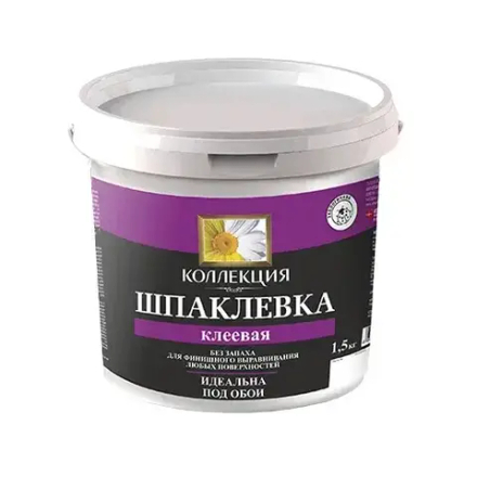 КОЛЛЕКЦИЯ Шпаклевка клеевая 1,5кг (ИжСинтез)
