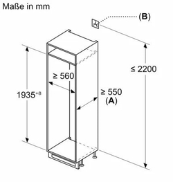 Встраиваемый холодильник Bosch KIN96SFD0