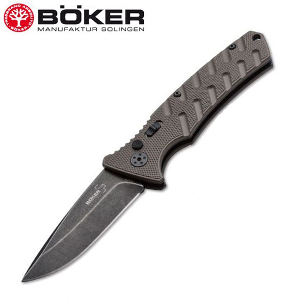 Автоматический нож Boker модель 01bo424 Strike Coyote Spearpoint