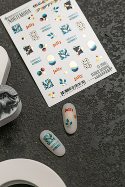 слайдер новый год для ногтей