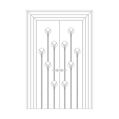 Оформление дверей RODECOR Лалик 76432AR