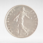 France, ½ Franc 1991 - Signature "O. Roty", VF