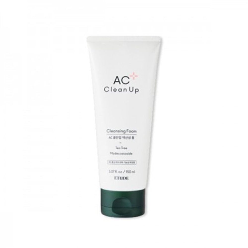 Etude House Ac Clean Up Cleansing Foam успокаивающая очищающая пенка для умывания для проблемной кожи
