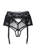 Эротические кружевные трусики-пояс c высокой посадкой Iveta
