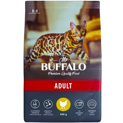 Mr.Buffalo корм для кошек с курицей (Adult)