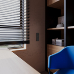 Клавиша для выключателя/переключателя одноклавишного, S70 Metal (антрацит)