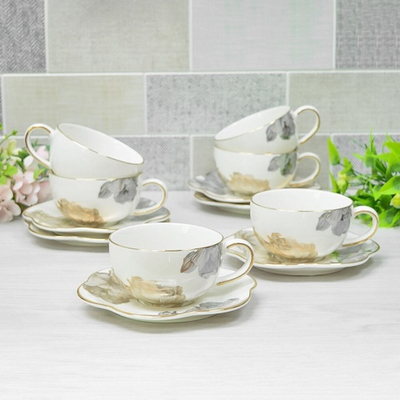 Чайный набор 12 предметов 250мл "Миллениум", фарфор