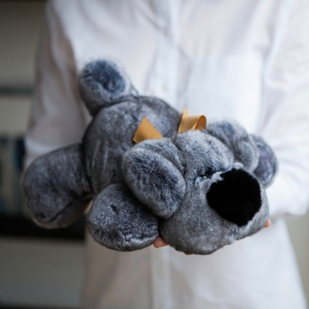 Собака Шанель большая (серая)