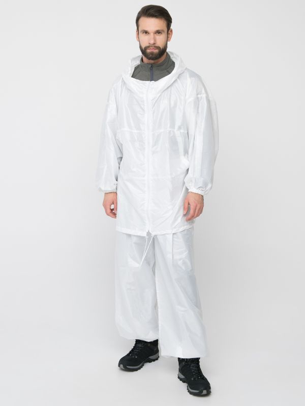 Костюм зимний маскировочный Метель с молнией ткань Taffeta цвет Белый