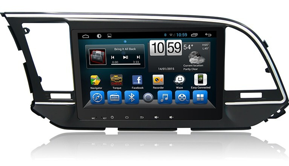 Магнитола для Hyundai Elantra 2016-2018 - Carmedia KR-9027-T8 на Android 9, 8-ЯДЕР и 2ГБ-32ГБ