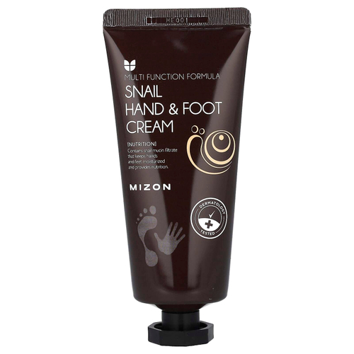 Mizon, крем для рук и ног с муцином улитки, 100 мл (3,38 жидк. унции)