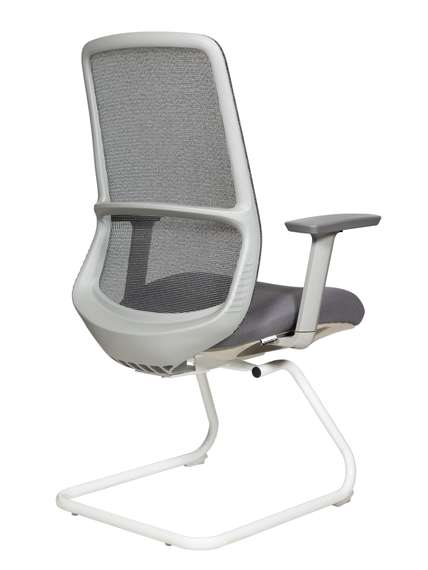 Кресло офисное Норден / Некст CF грэй / Next CF grey / серая сетка/серая ткань