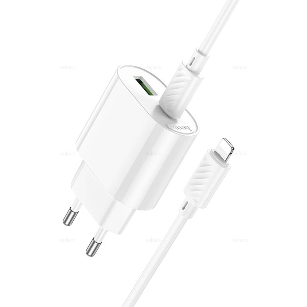Зарядное устройство на Lightning Hoco C109A PD20W+QC3.0 (white)