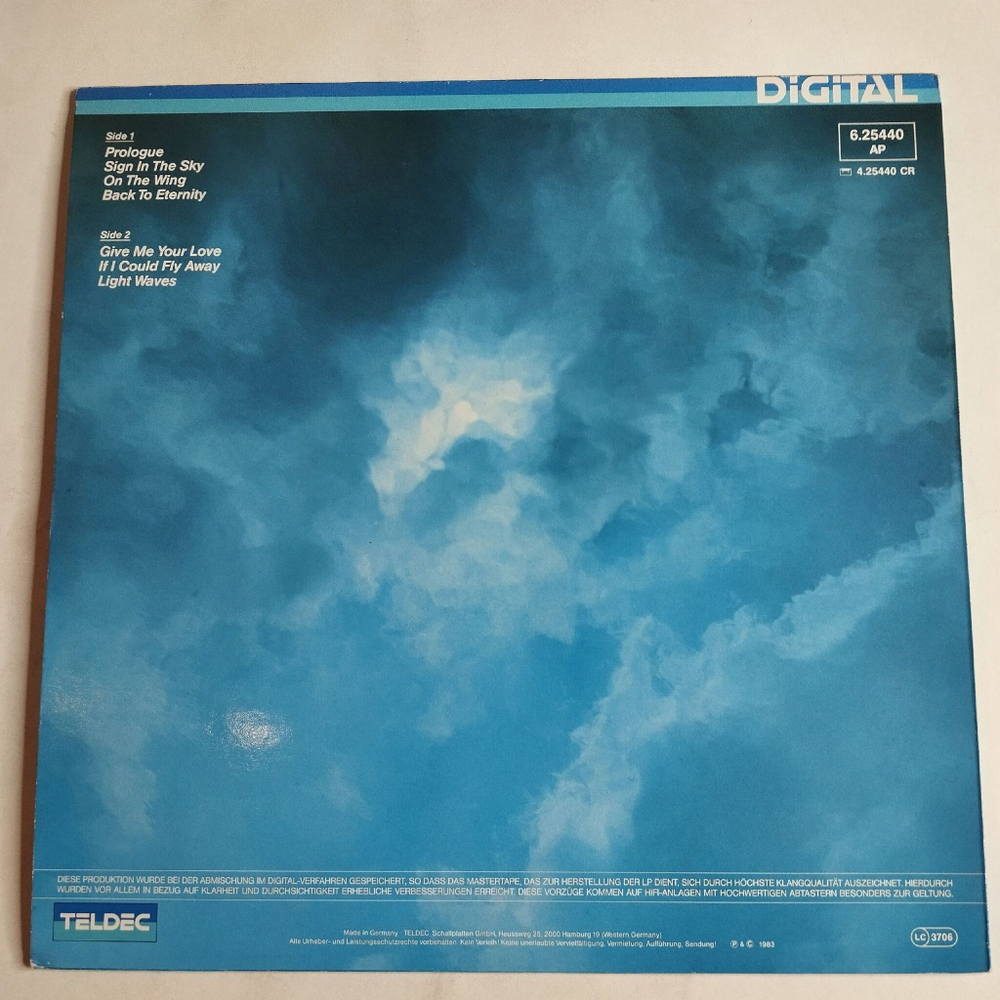 Винтажная виниловая пластинка LP Frank Duval If I Could Fly Away (Germany 1983) Back To Eternity