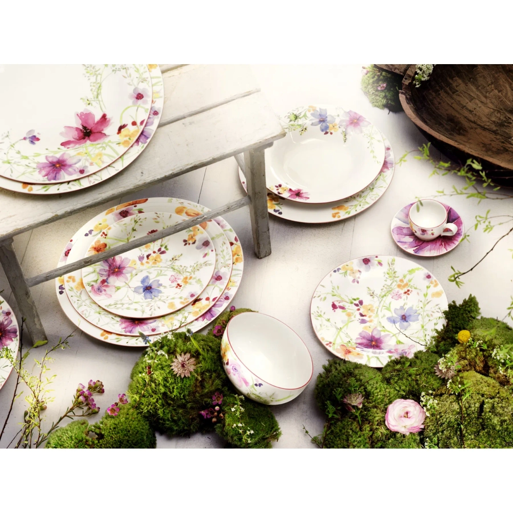 Villeroy & Boch Набор тарелок Mariefleur на 2 персоны 10-4100-2620 + 10-4100-2700 + 10-4100-2640