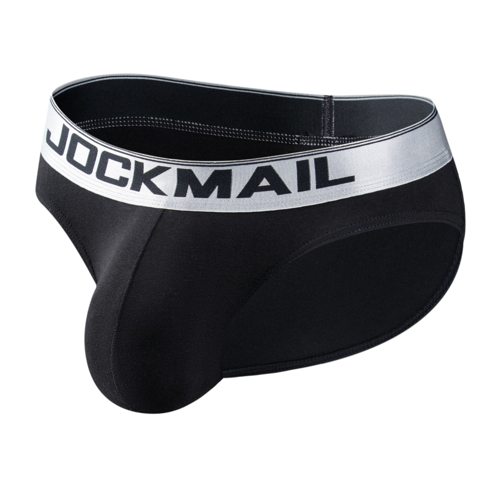Мужские трусы брифы черные JOCKMAIL JM2029-2