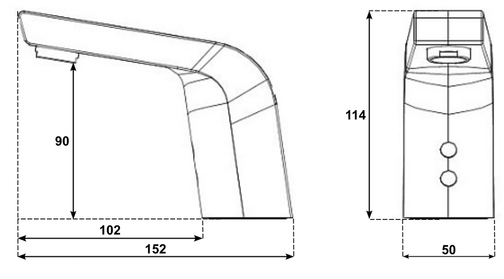 Смеситель сенсорный Ksitex M-8155