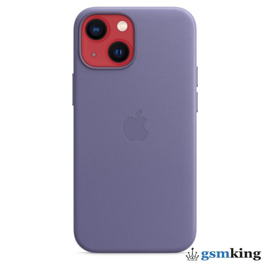 Apple Leather Case with MagSafe iPhone 13 Mini Wisteria «Сиреневая глициния» MM0H3Z/A