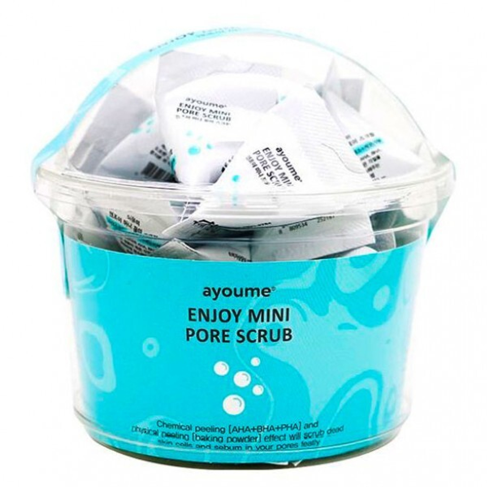 [Ayoume] Enjoy Mini Pore Scrub - Скраб с содой для очищения пор, 3 гр