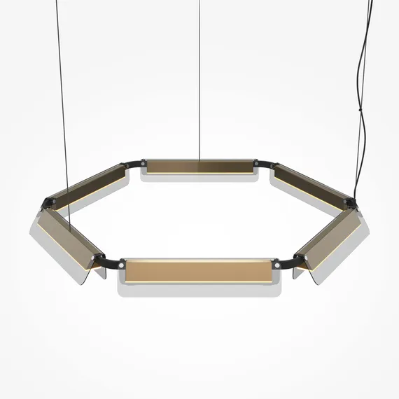 Подвесной светильник Плоскость / Flat 3000К 60Вт Maytoni mod296pl-l60bs3k