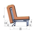 Механизм АТС 80 для дивана Аккордеон (Бельгия)