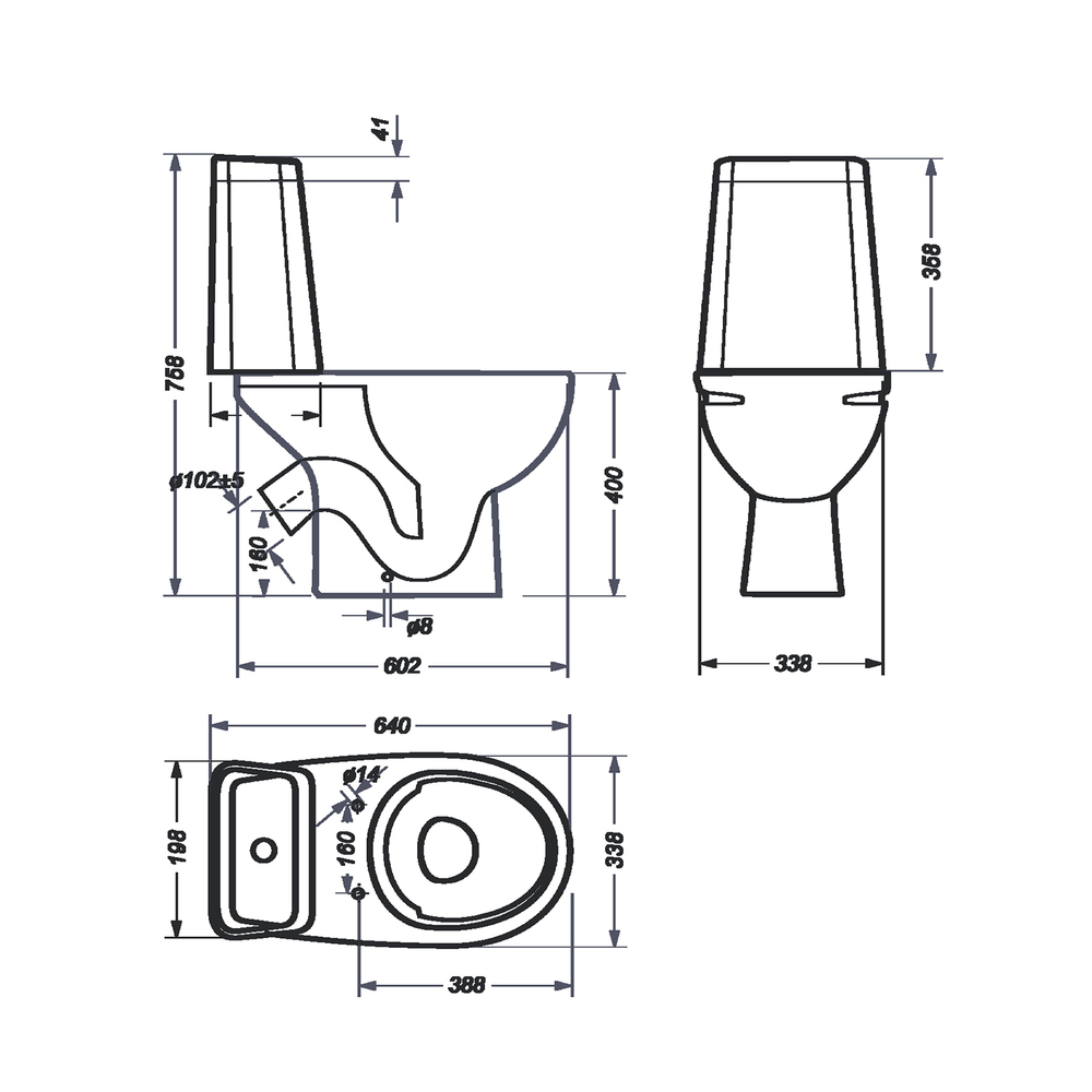 Унитаз-компакт "Марс" безободковый комфорт (кос,ниж.п,2-кн.ар,Oliveira,сид.дюро,креп.микрол.(Sanita)