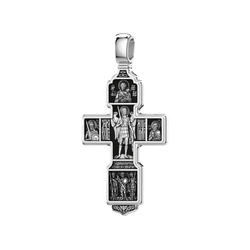 Крест нательный мужской. Серебро 925°