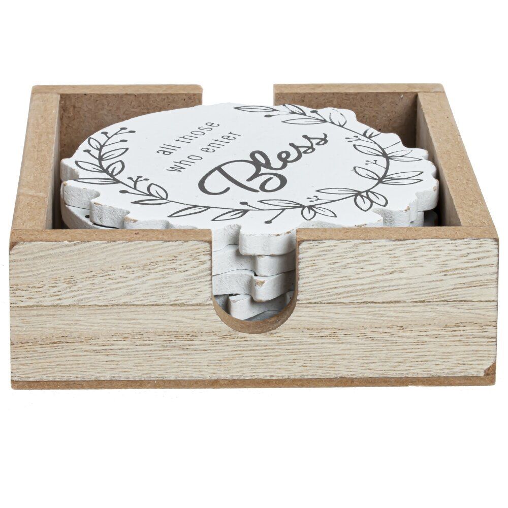 GAEM Набор из 6-ти подставок под кружку на подставке, L12 W12 H4 см