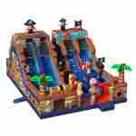 Коммерческий надувной батут «Остров сокровищ» 11×8×6,5 м