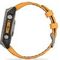 Garmin Fenix 8 51 мм AMOLED Sapphire – титановый корпус, оранжевый ремешок